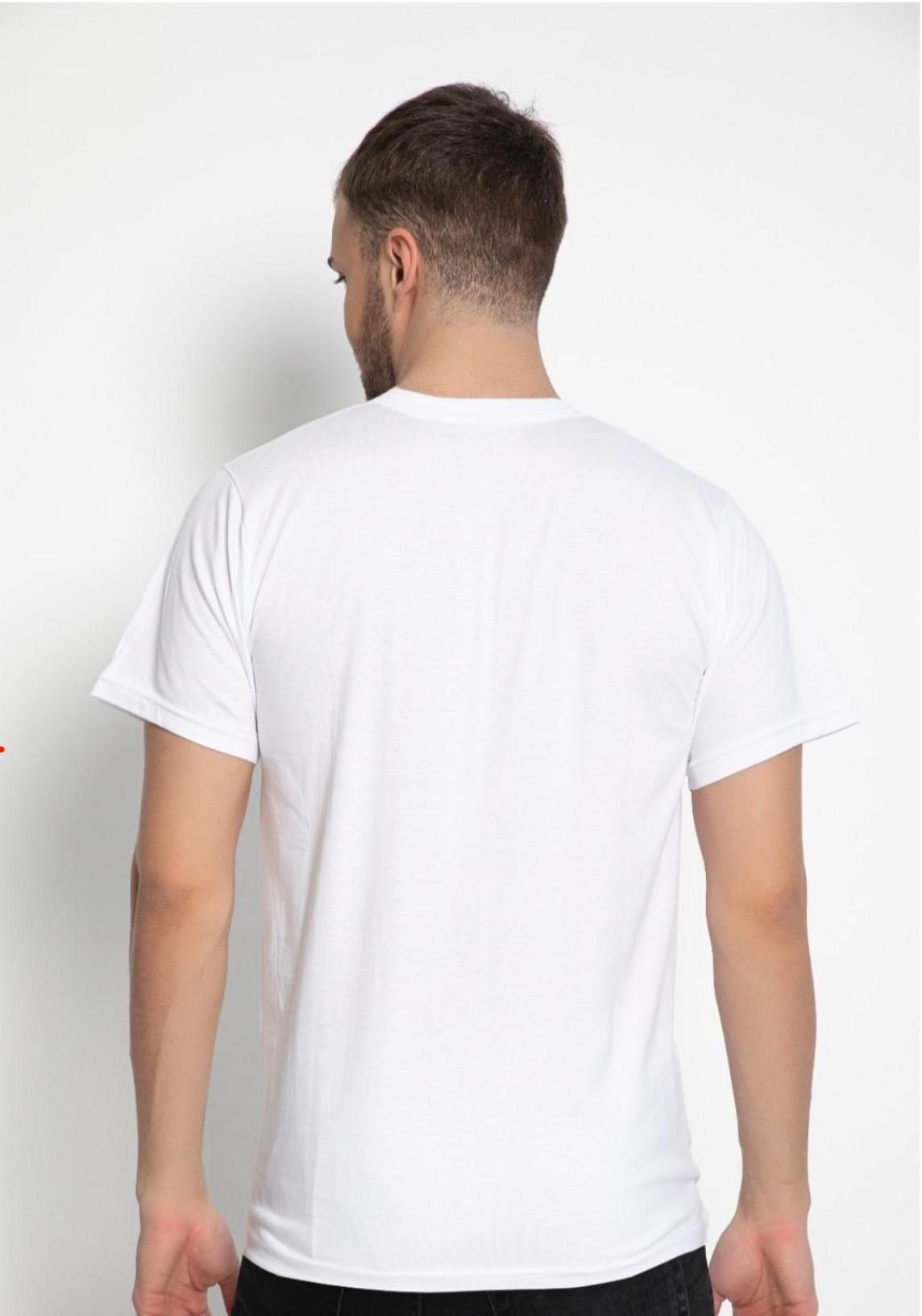 Tricou alb spate